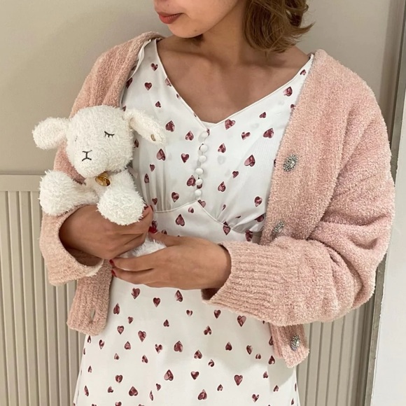 Snidel Feather Yarn Bijoux Cardigan - Picture 2 of 8